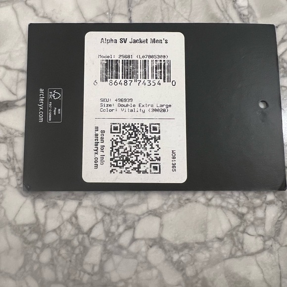 Brand New Men’s Arcteryx Alpha SV in Vitality Blue! I did take the tags off! - Picture 5 of 8